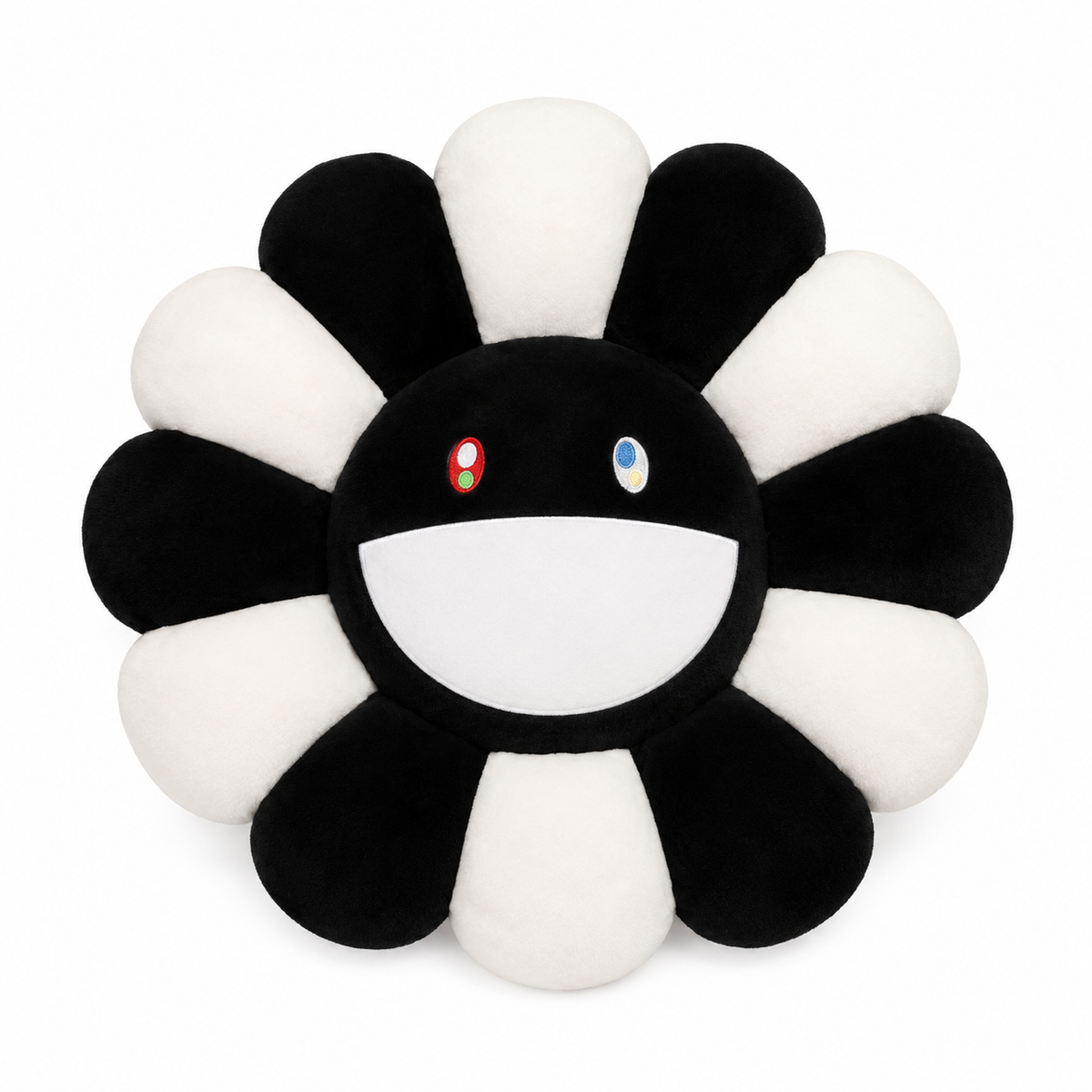 KOZU FLOWER PILLOW (B&W)
