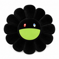 KOZU FLOWER PILLOW (BLACK)