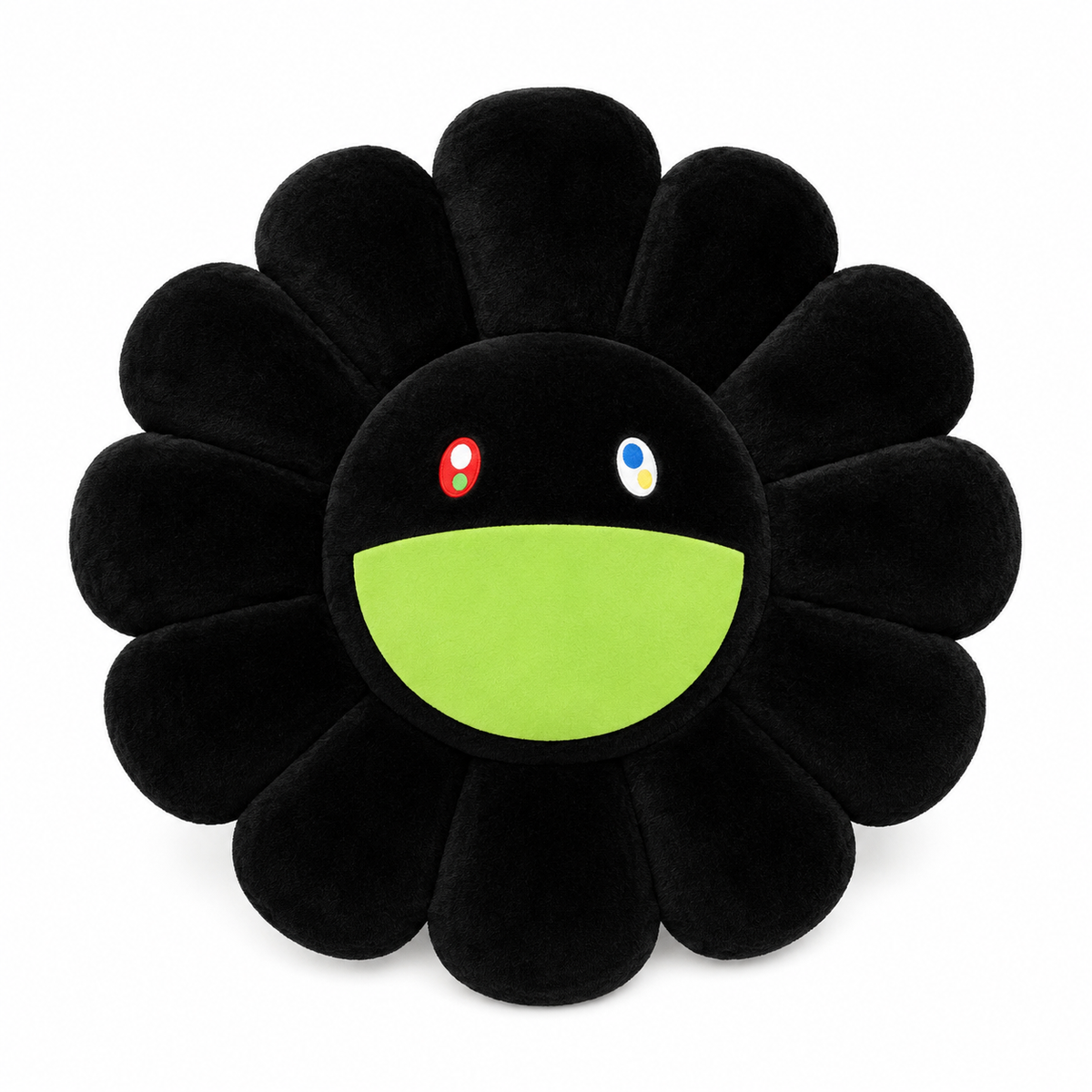 KOZU FLOWER PILLOW (BLACK)